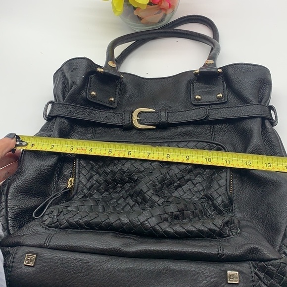 Elliot Lucca Black Leather Handle Bag. BP1634A - Picture 14 of 14